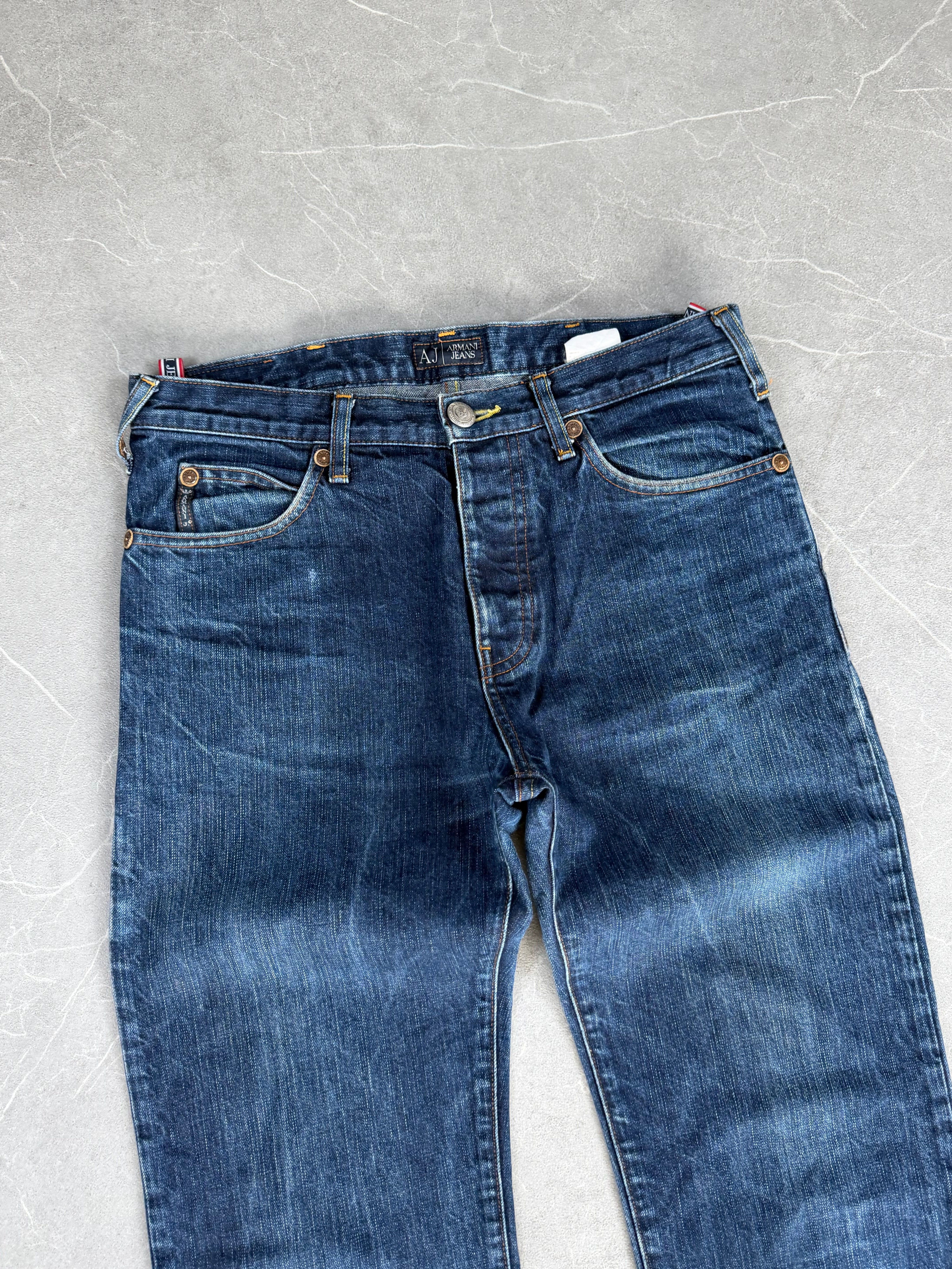 Armani Vintage Washed Slim/Straight Jeans (S)