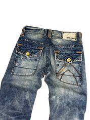 Crazy Washed Flared/Bootcut Jeans (S)