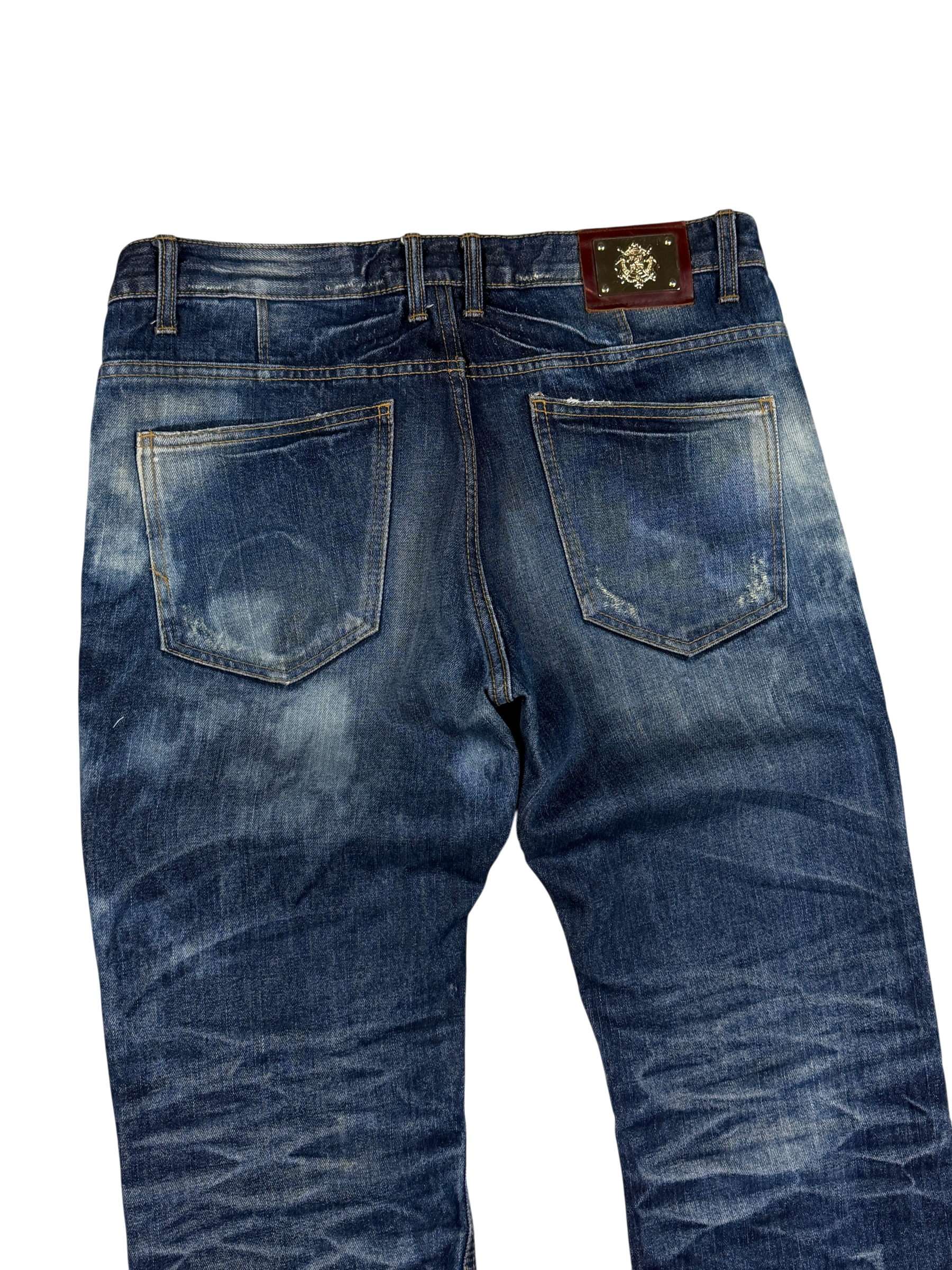 Ultra Washed Straight/Boot Leg Jeans (M)