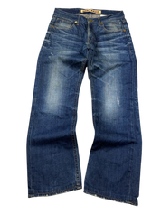 Washed Straight Jeans (S)