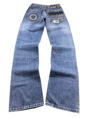 Versace vintage Big Logo Bootcut Jeans (S-M)
