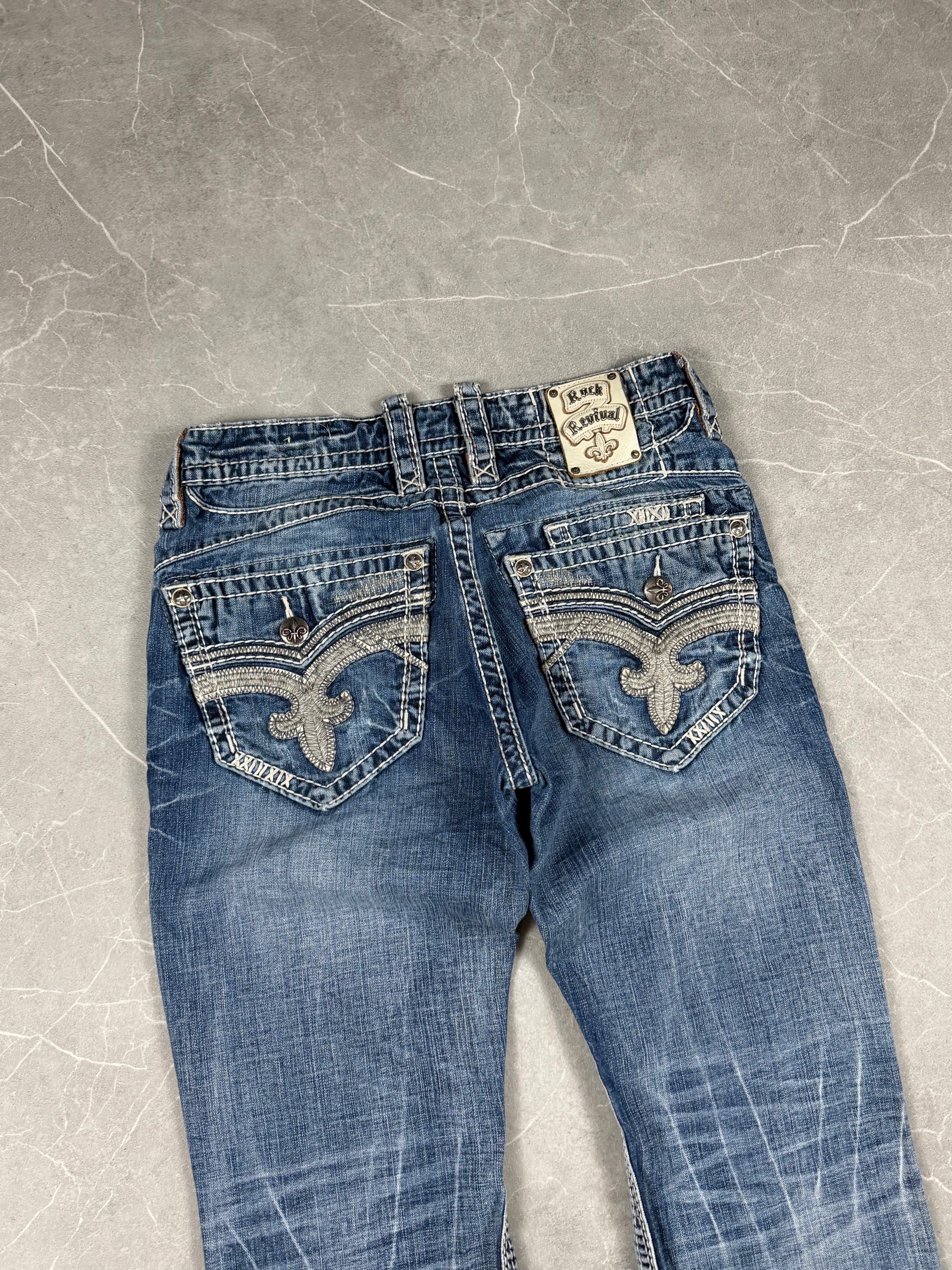 Rock Revival washed Bootcut Jeans (S-M)