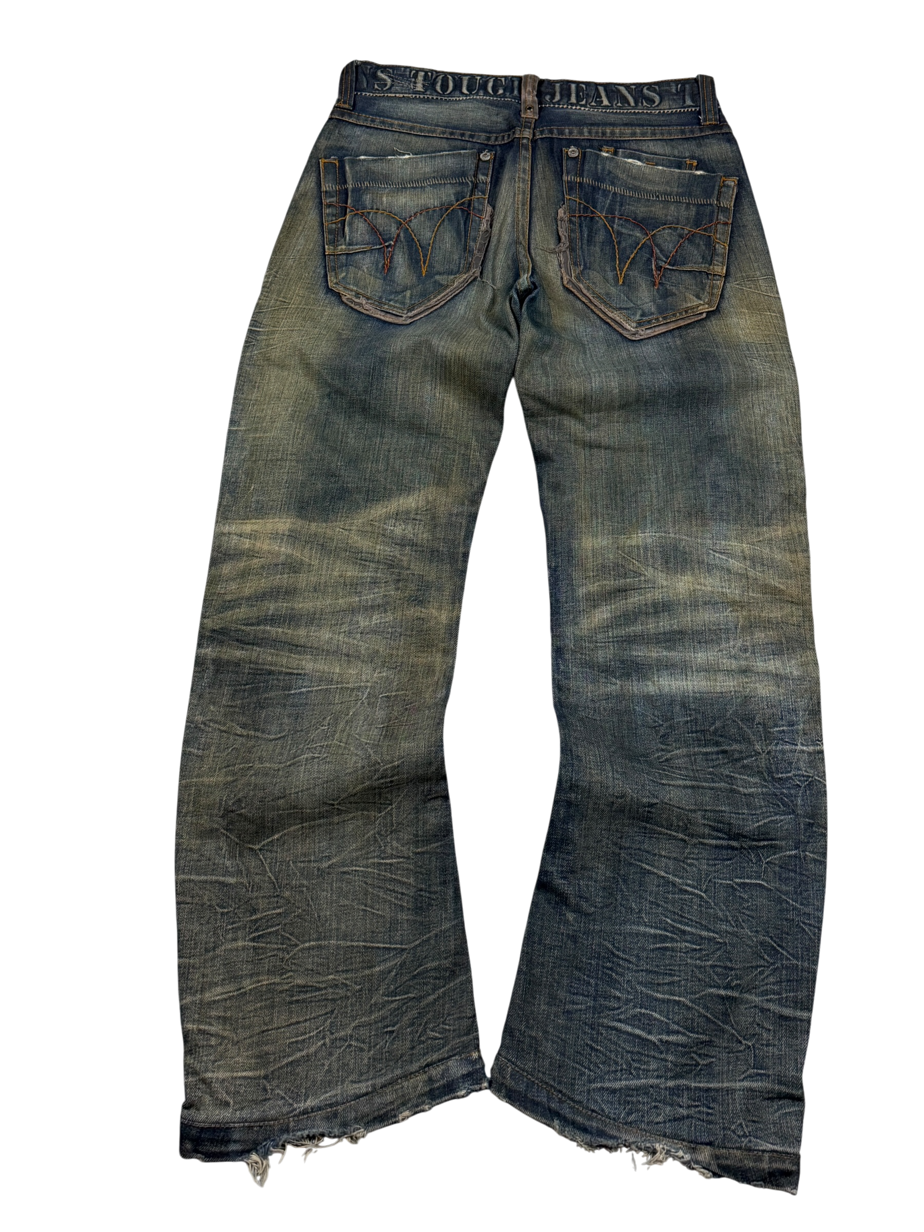 Ultra Sandwashed Straight Jeans (S-M)