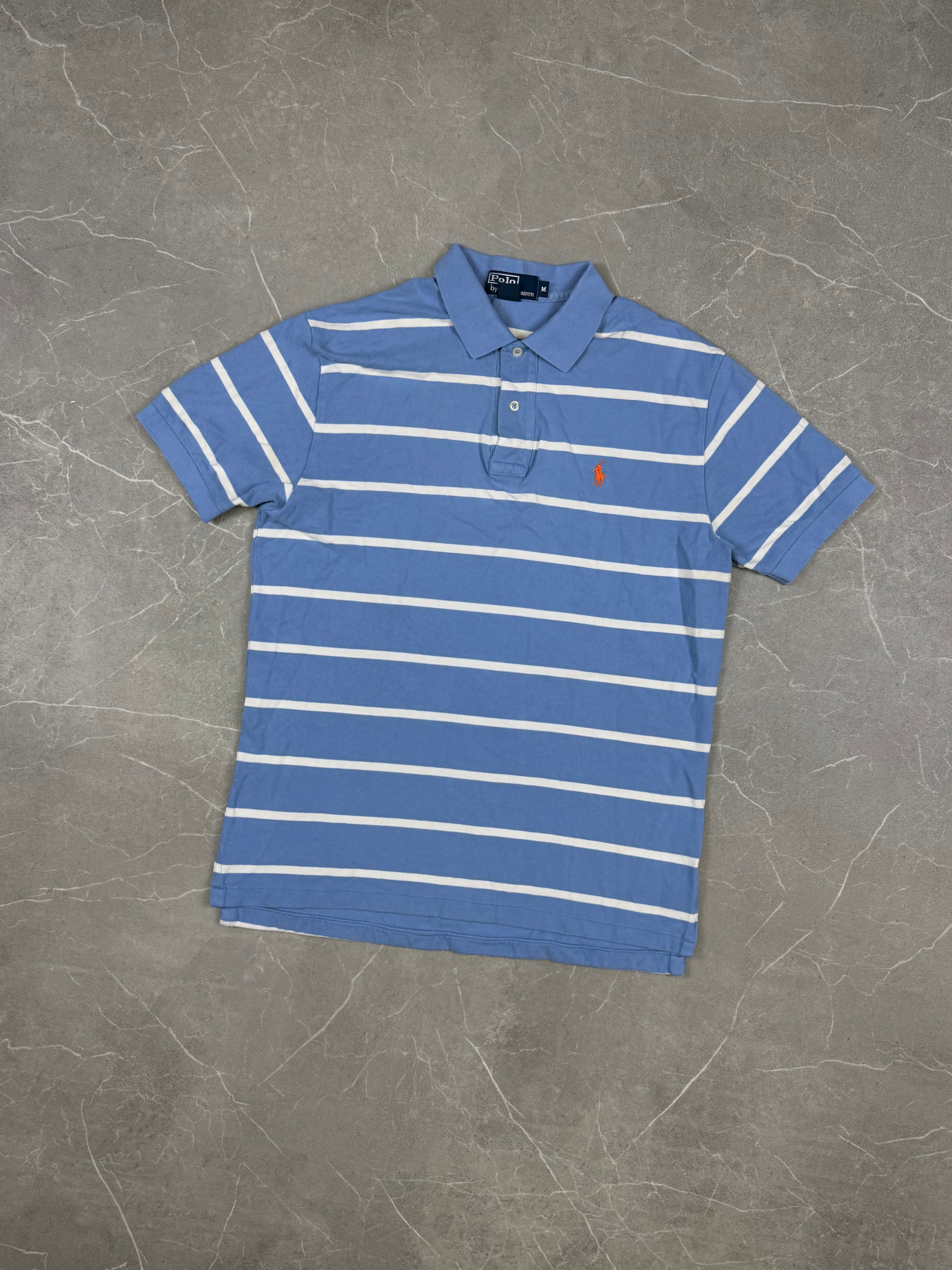 Ralph Lauren "Pashanim" Striped Slim Fit Polo Shirt (M)
