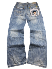Armani vintage washed Big Logo Bootcut Jeans (L)
