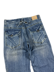 Washed Baggy Jeans (S)