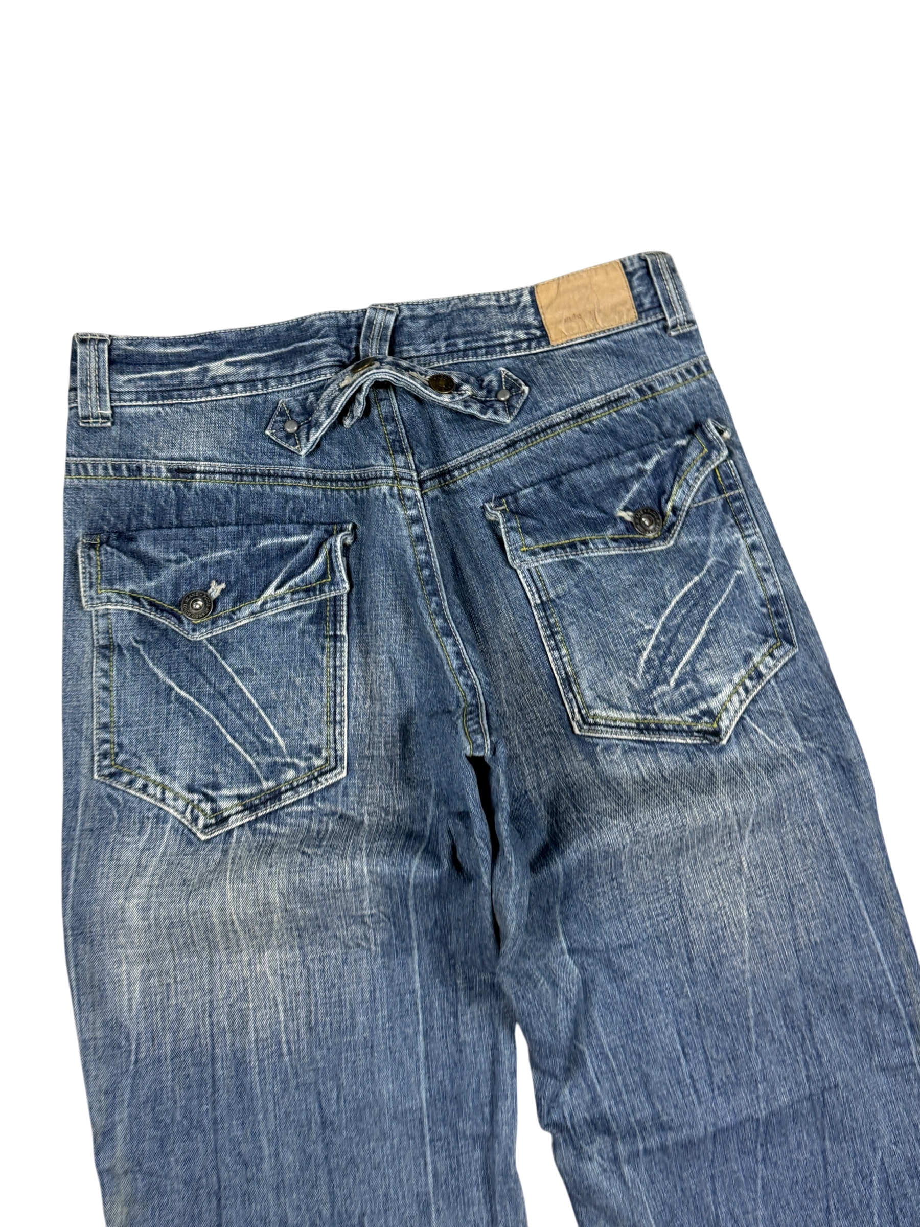 Washed Baggy Jeans (S)