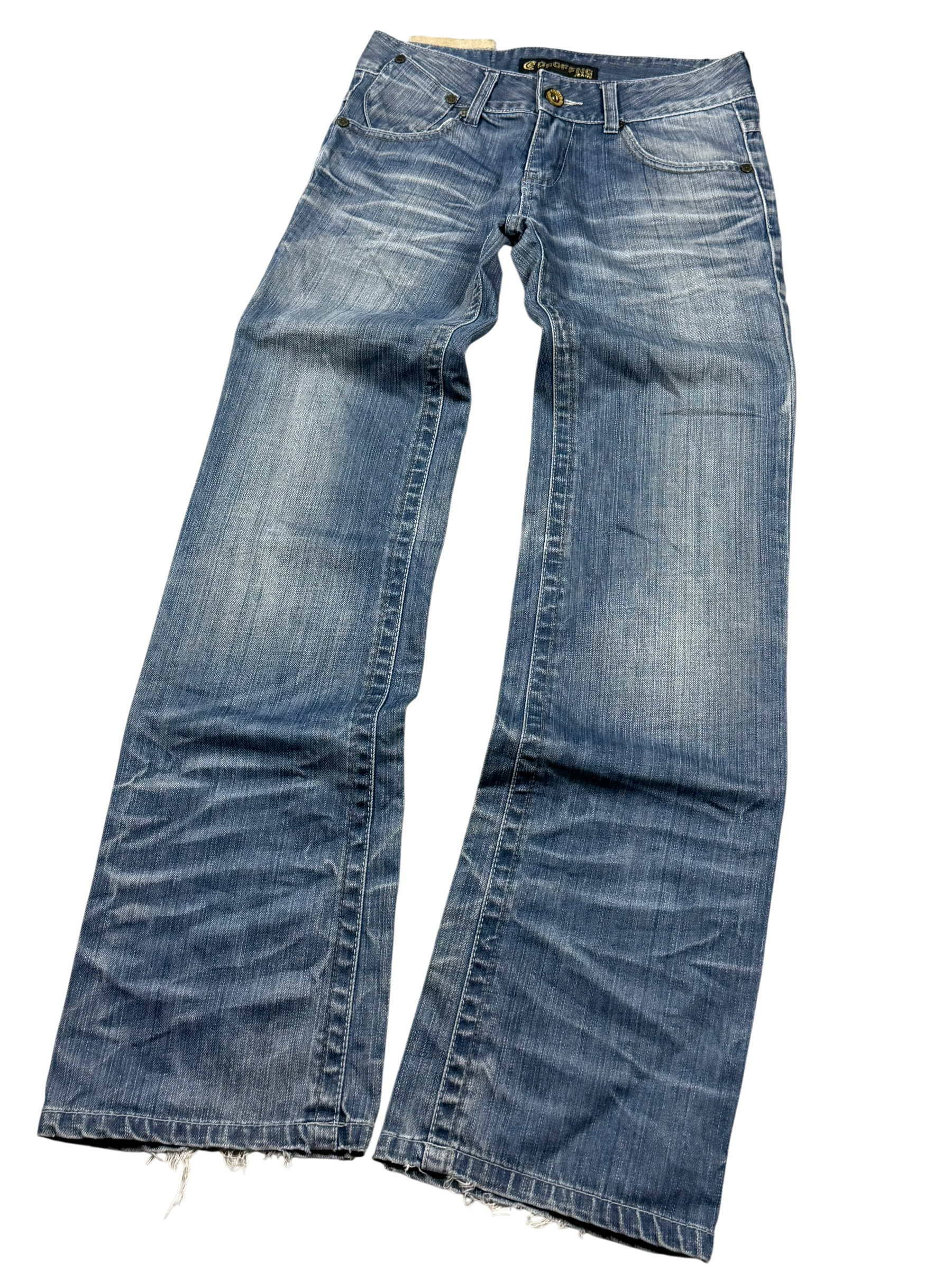 Washed Straight Fit Jeans (XS)