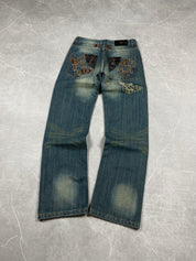 Vintage Armani Big Logo Jeans (S-M)