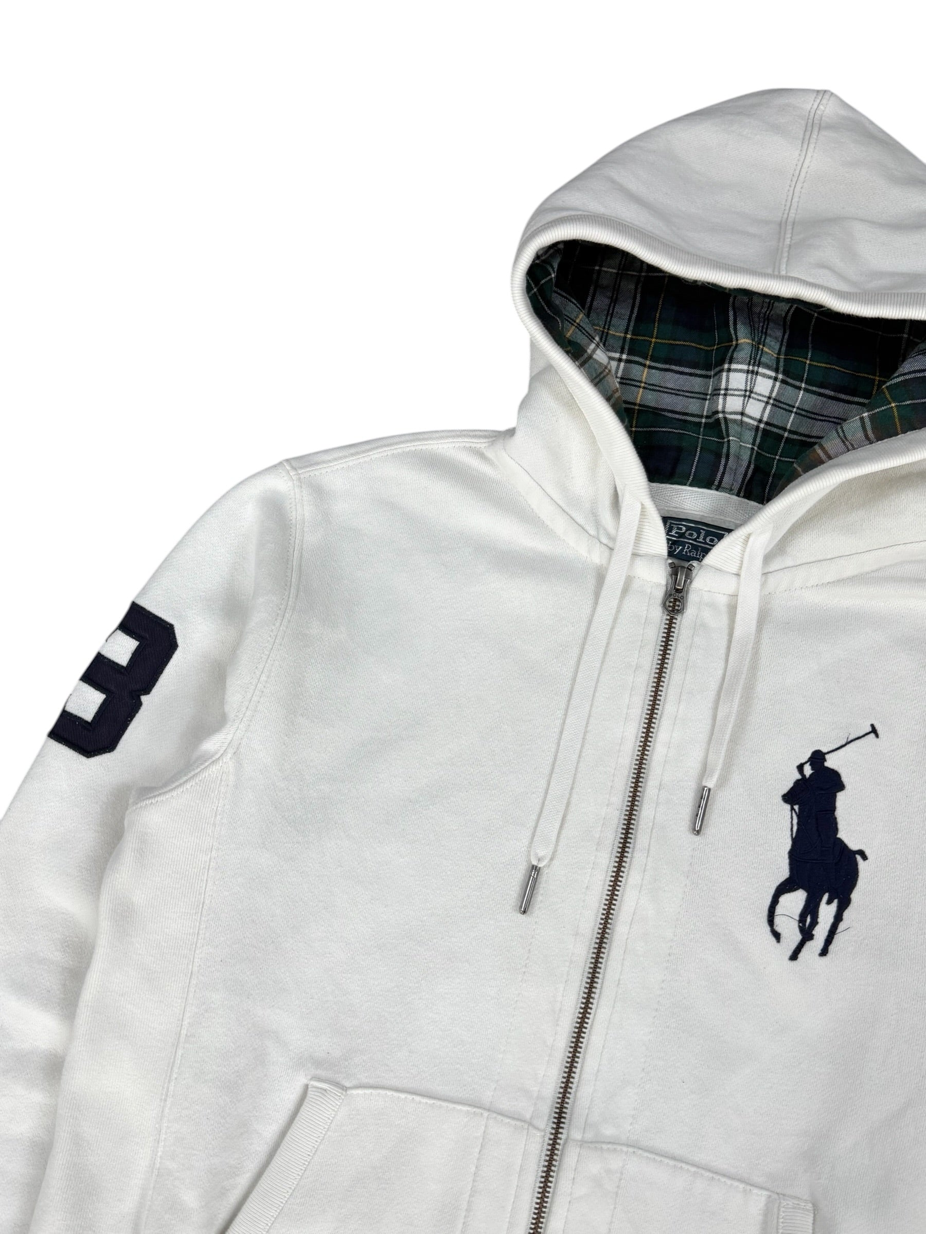 Ralph Lauren Big Pony Checked Hood Zipper (S)