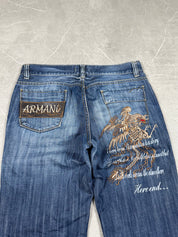 Armani Big Logo Jeans (M-L)