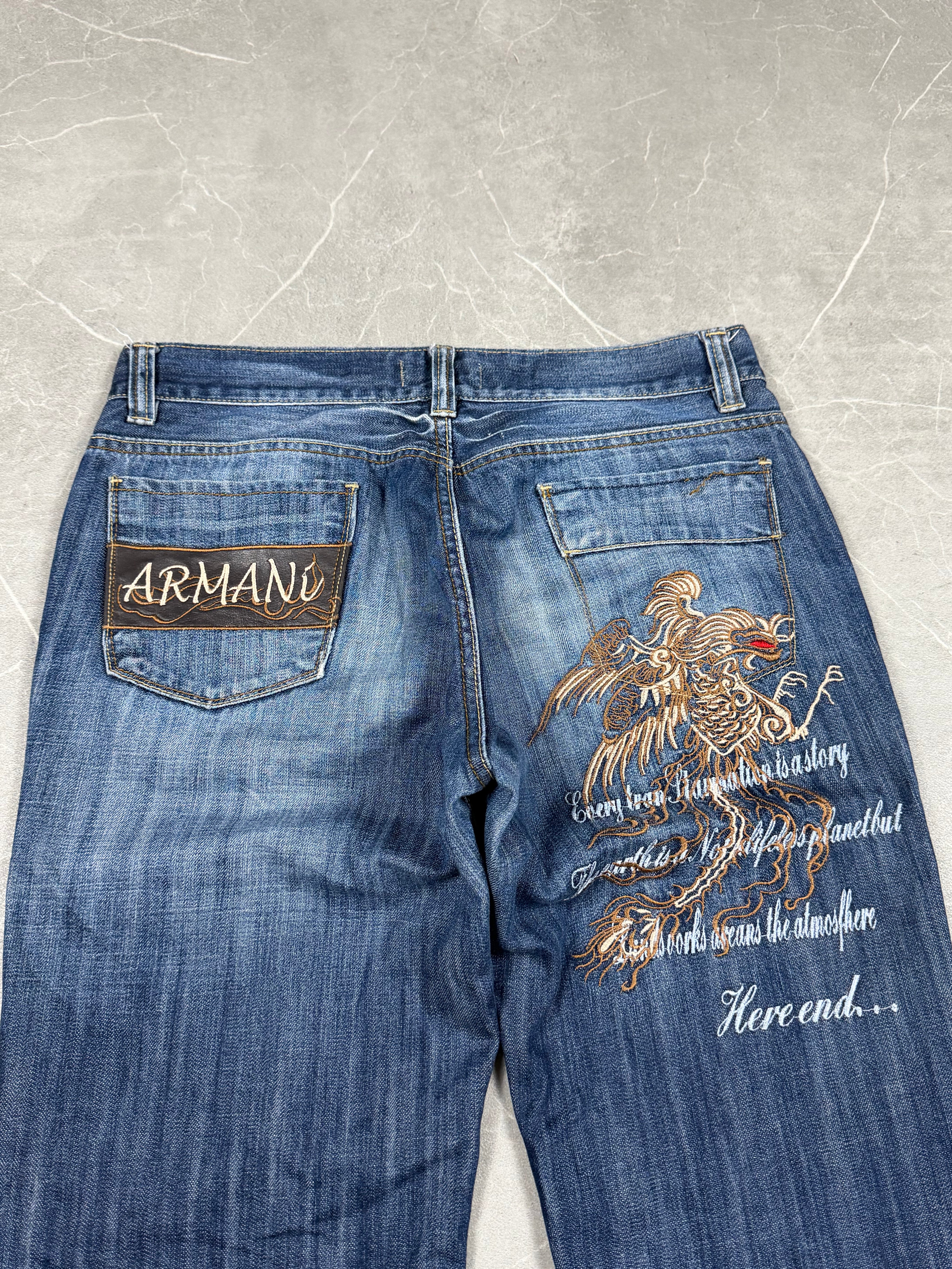 Armani Big Logo Jeans (M-L)