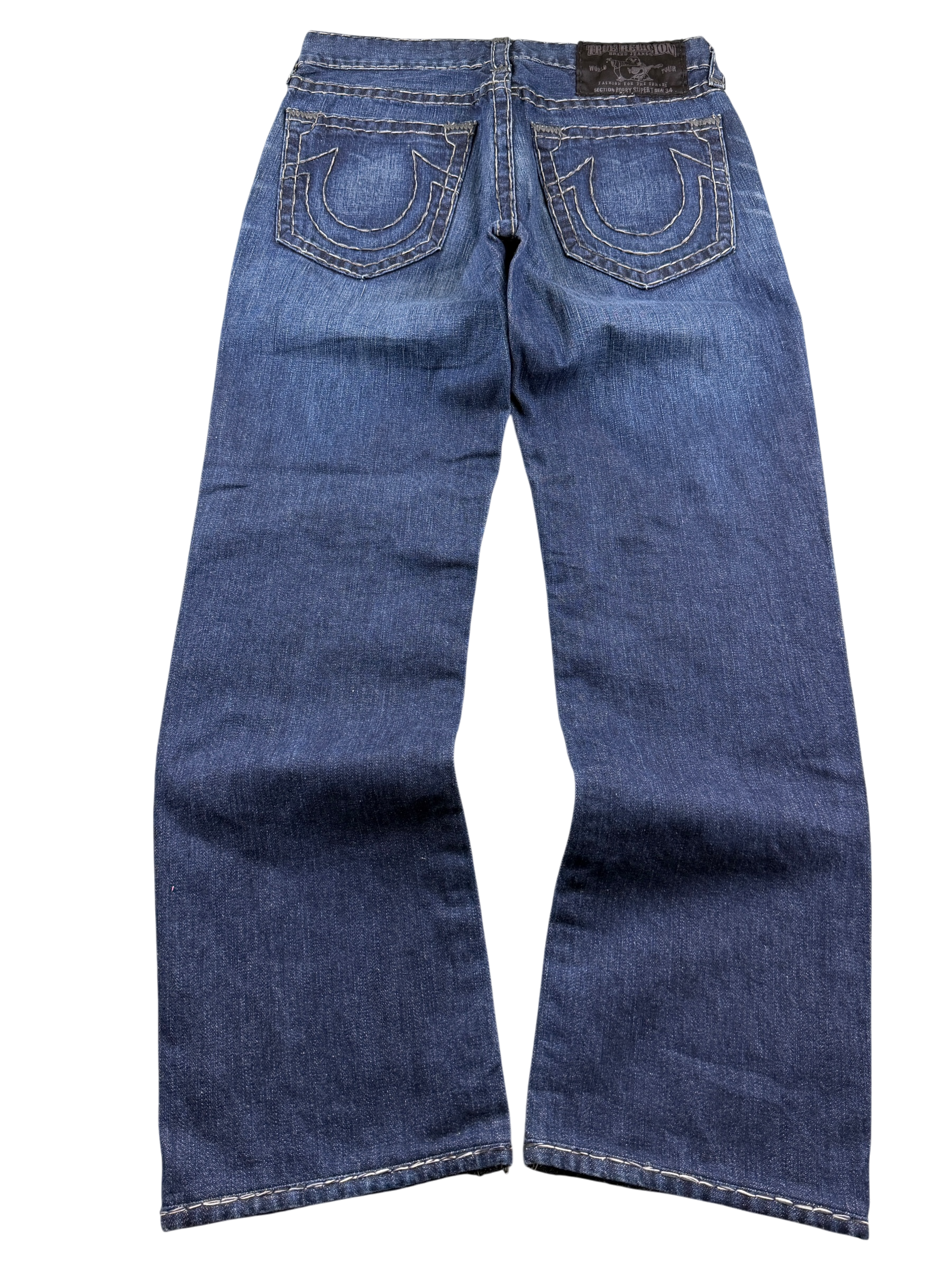 True Religion vintage washed Straight Jeans (S-M)