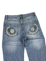 Versace vintage Big Logo Bootcut Jeans (M-L)