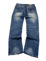 Ultra Washed Straight Jeans (M-L)