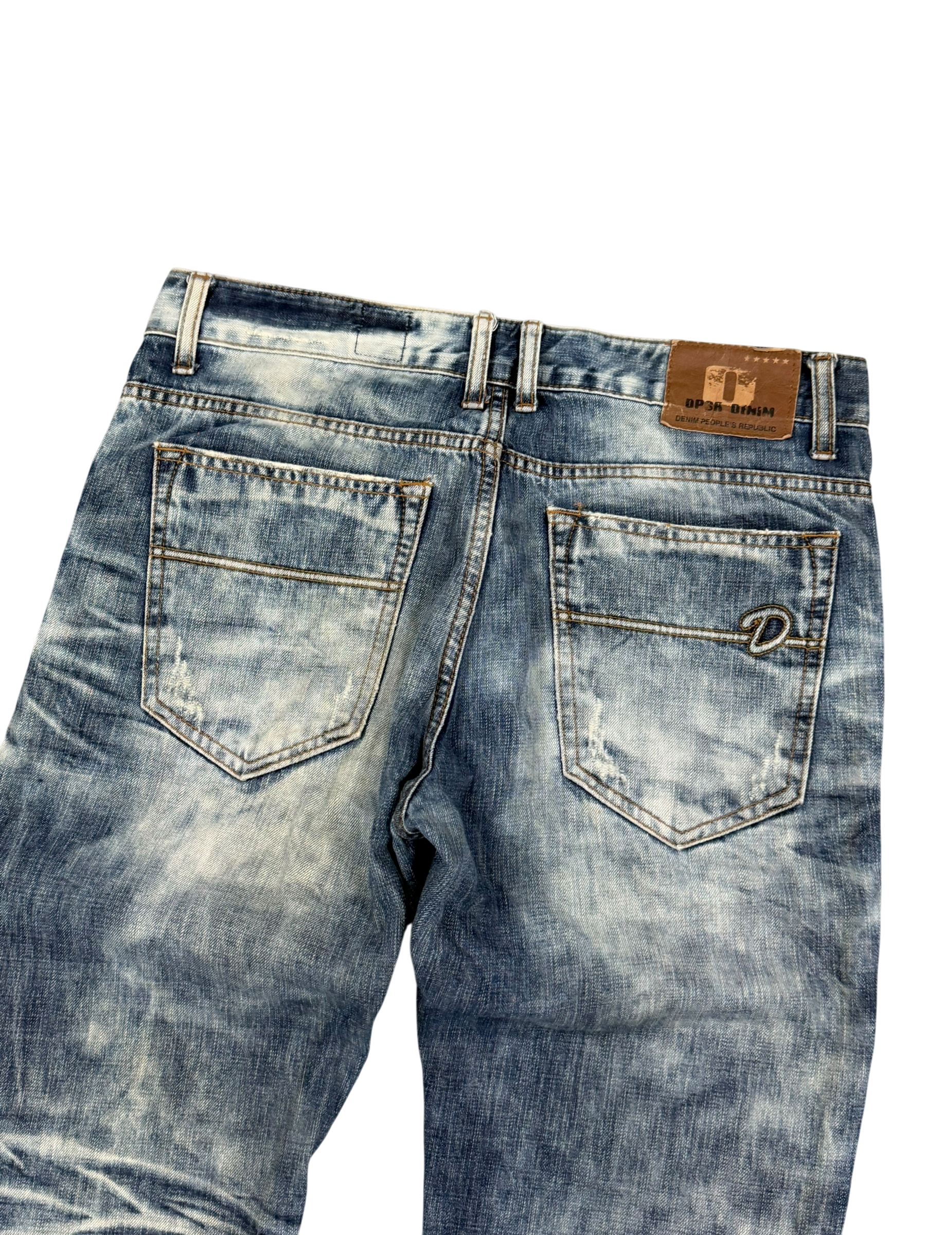 Ultra Washed Straight-Fit Jeans (XS-S)