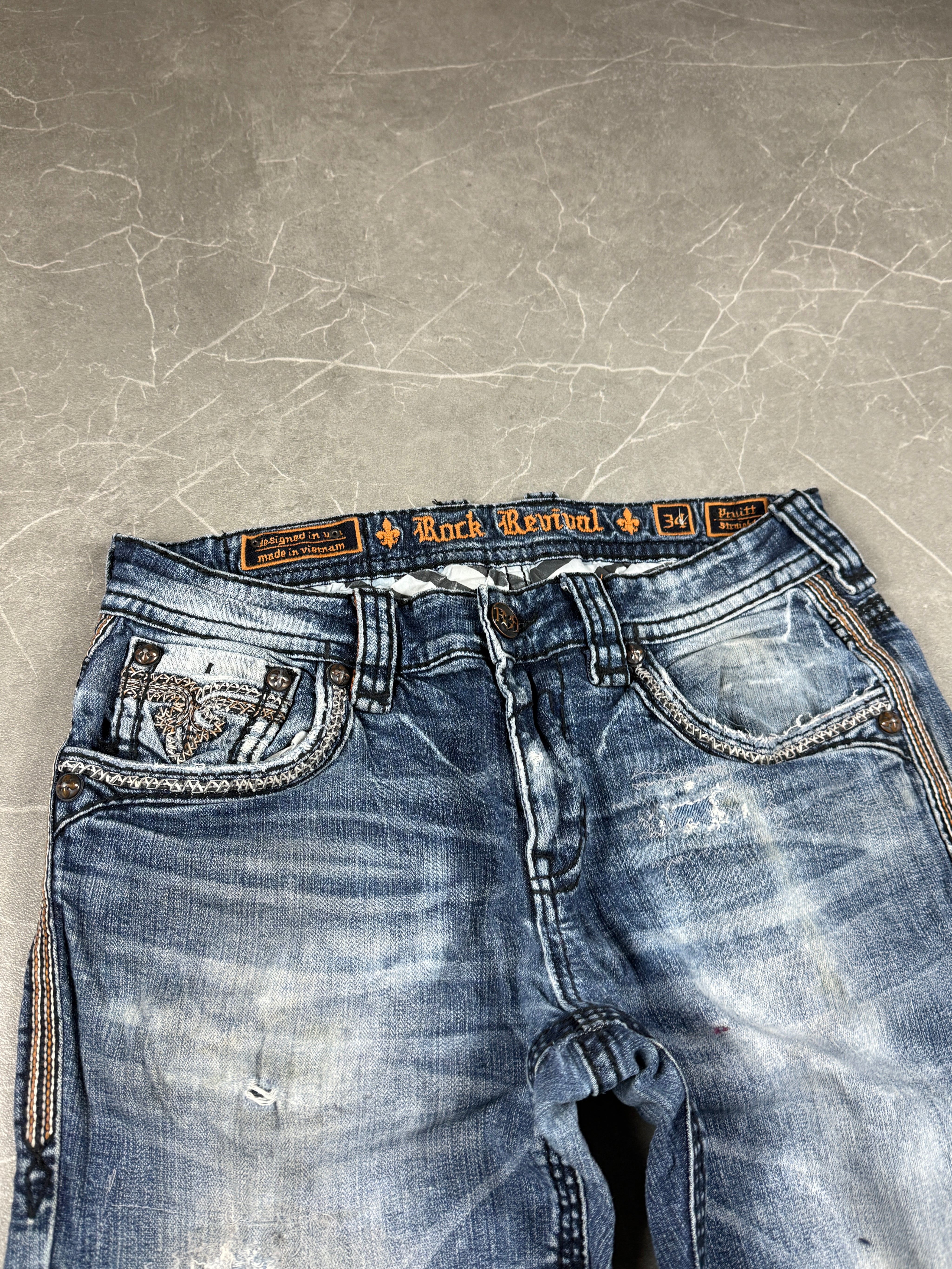 Rock Revival washed Jeans (S)