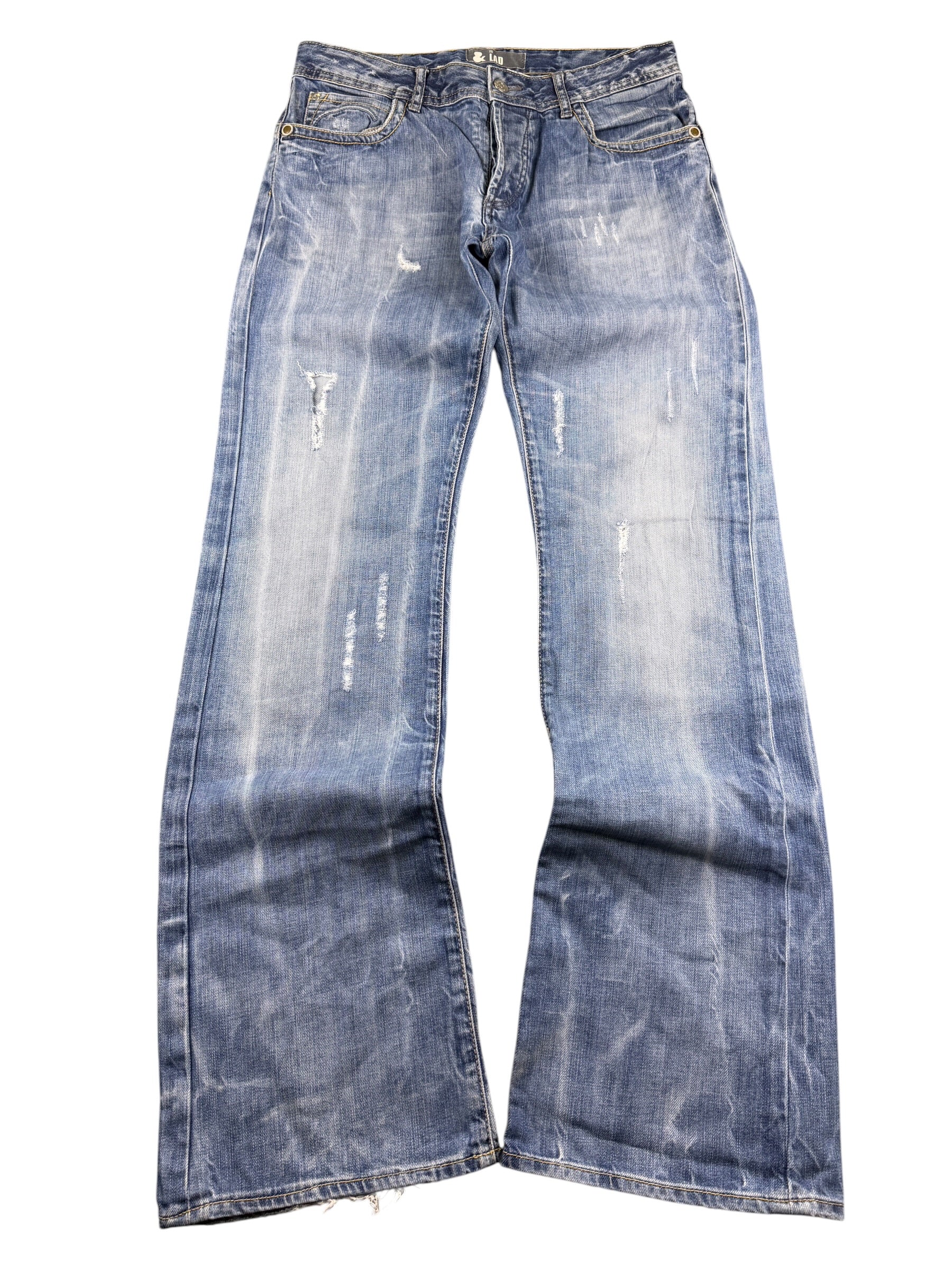 Crazy washed Bootcut Jeans (S)