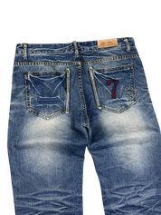 Ultra Washed Straight Jeans (M-L)