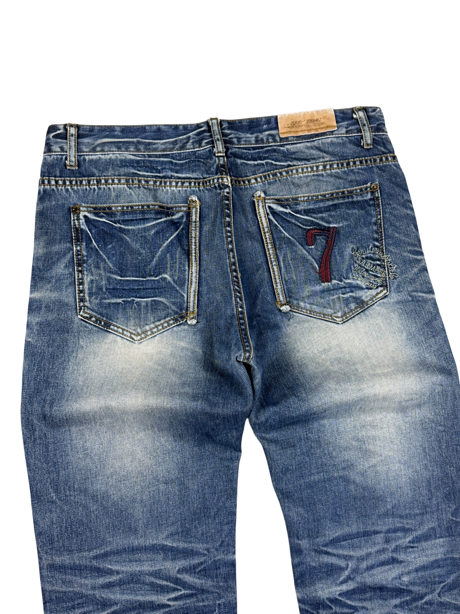 Ultra Washed Straight Jeans (M-L)