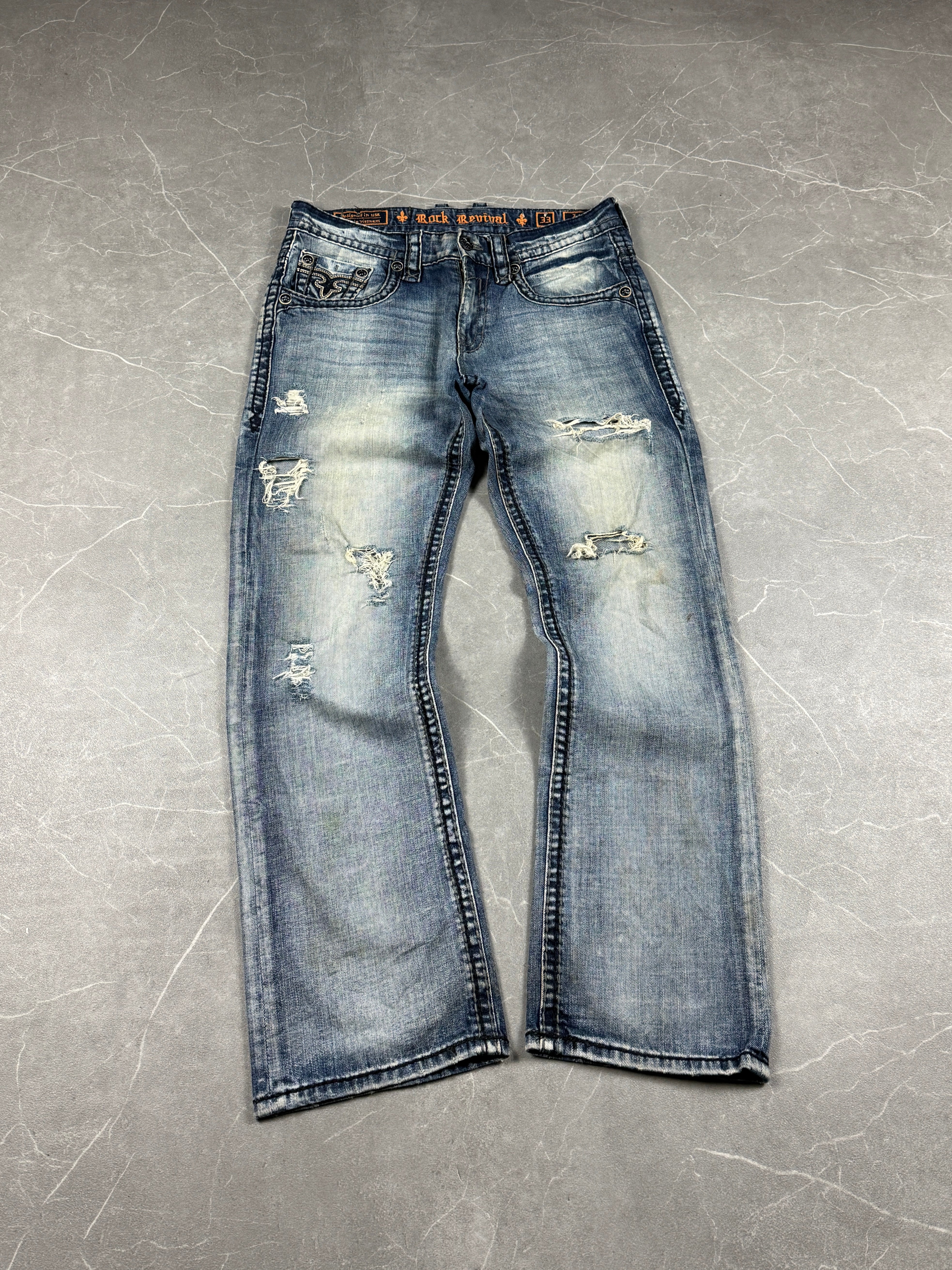 Rock Revival washed jeans (S)