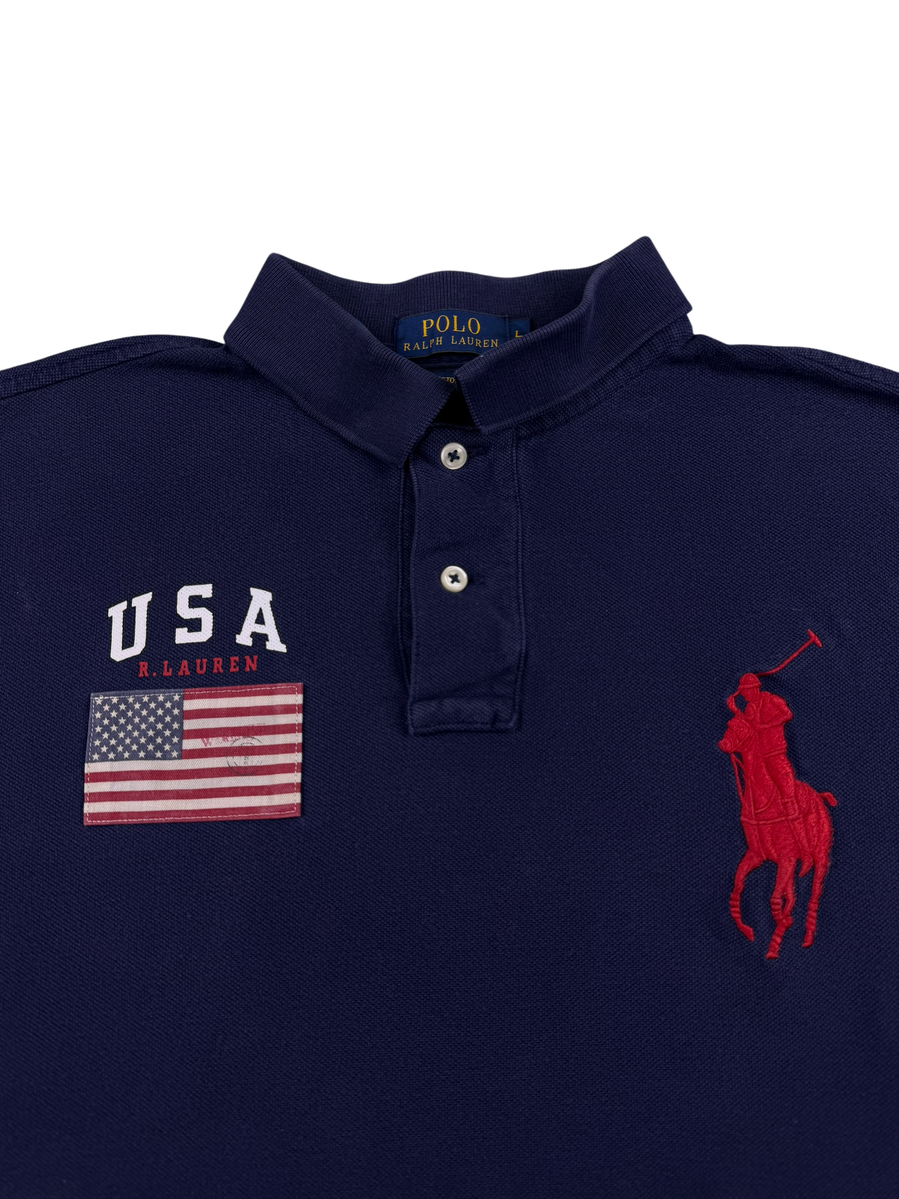 Ralph Lauren Big Pony USA Poloshirt (L)