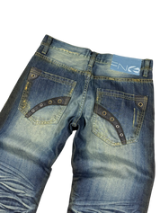 Crazy washed Straightfit Jeans (S)