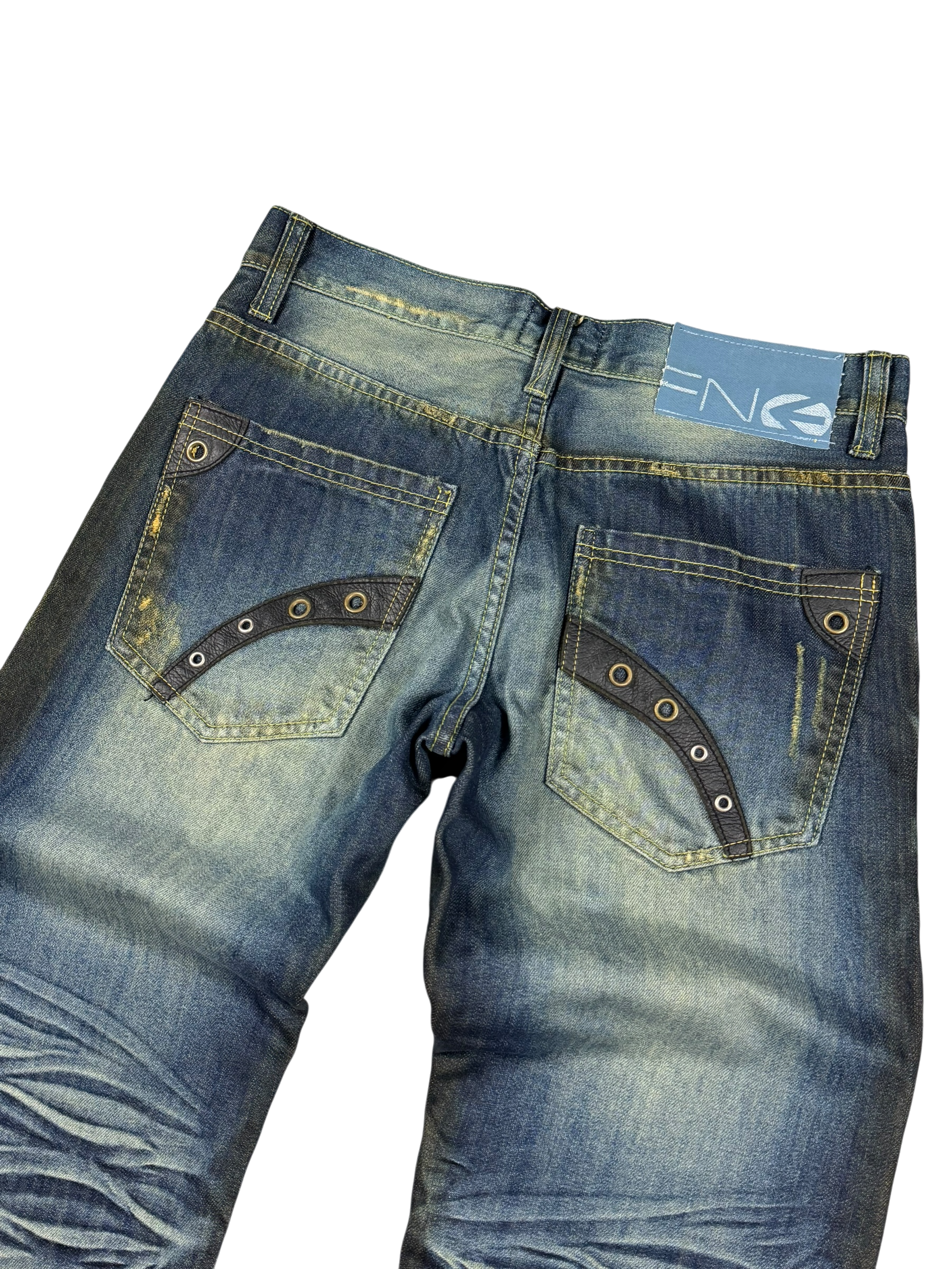 Crazy washed Straightfit Jeans (S)