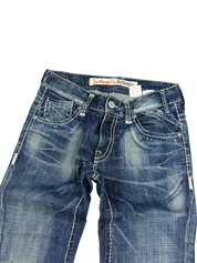 Washed Bootcut Jeans (XS)