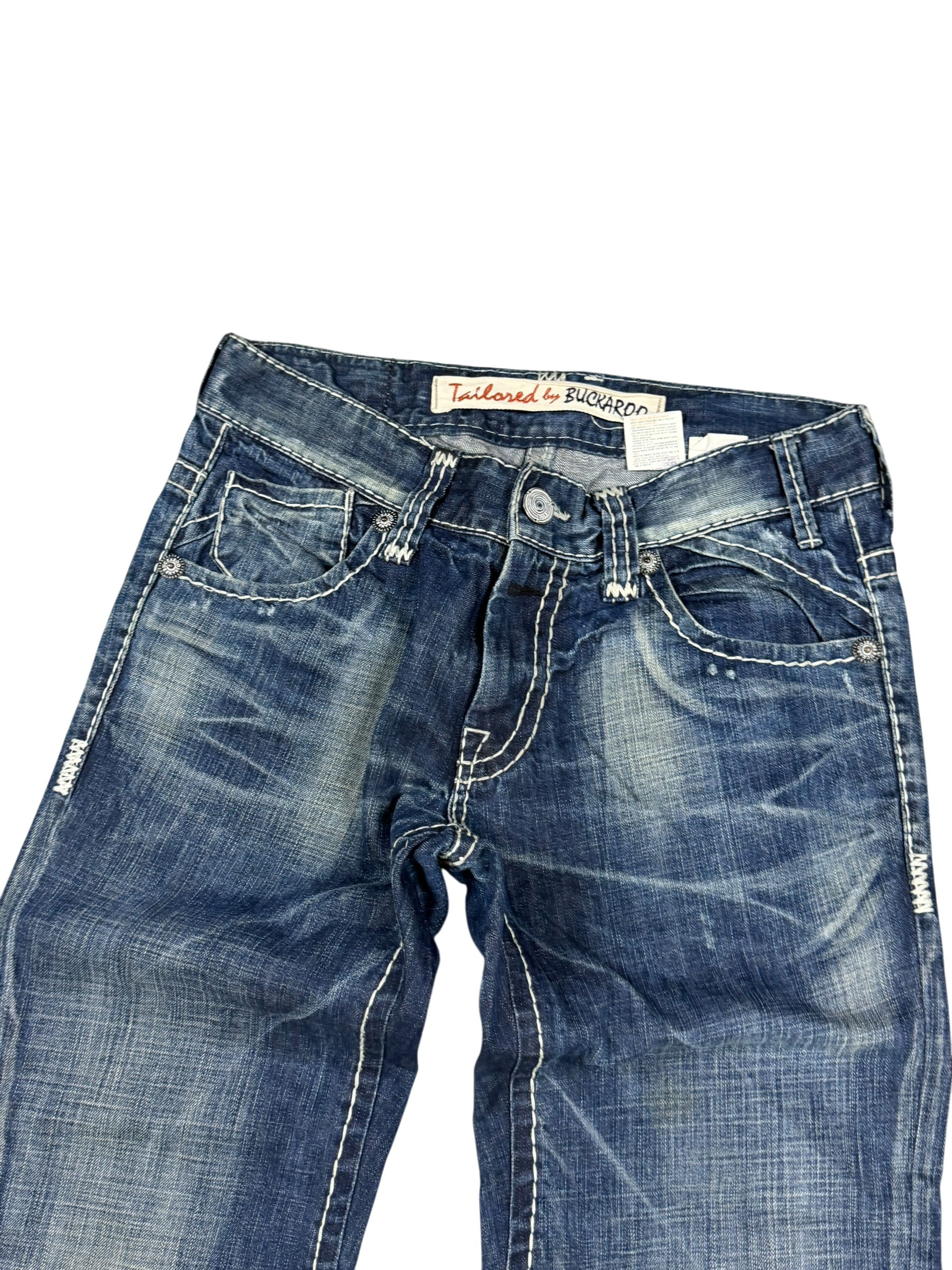 Washed Bootcut Jeans (XS)