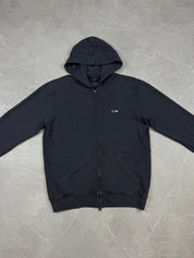 Armani Printed Hood Zip Hoodie (M)