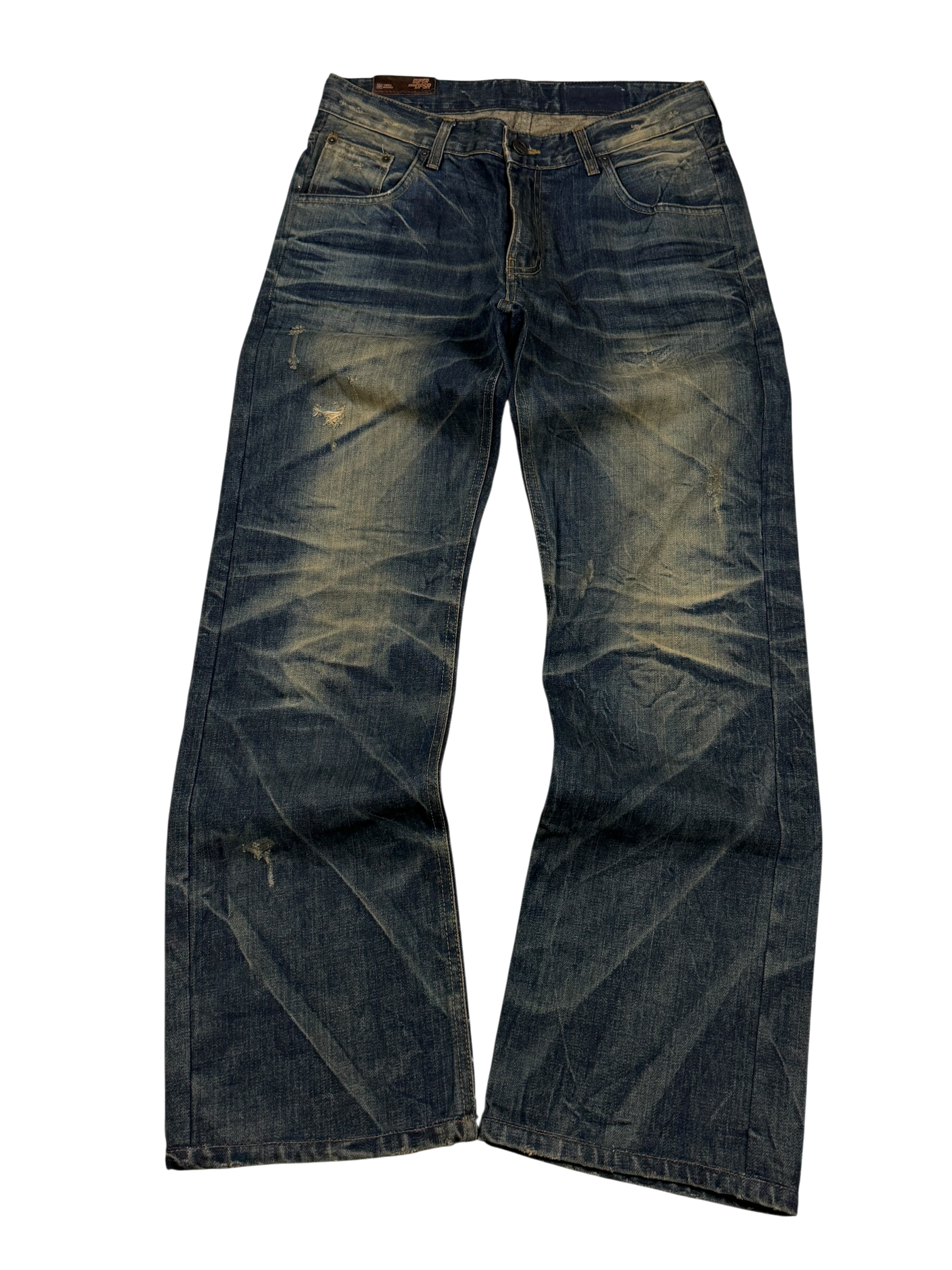 Ultra Washed Bootcut Jeans (S)