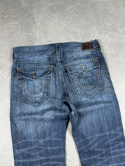 True Religion Washed Bootcut Jeans (M)