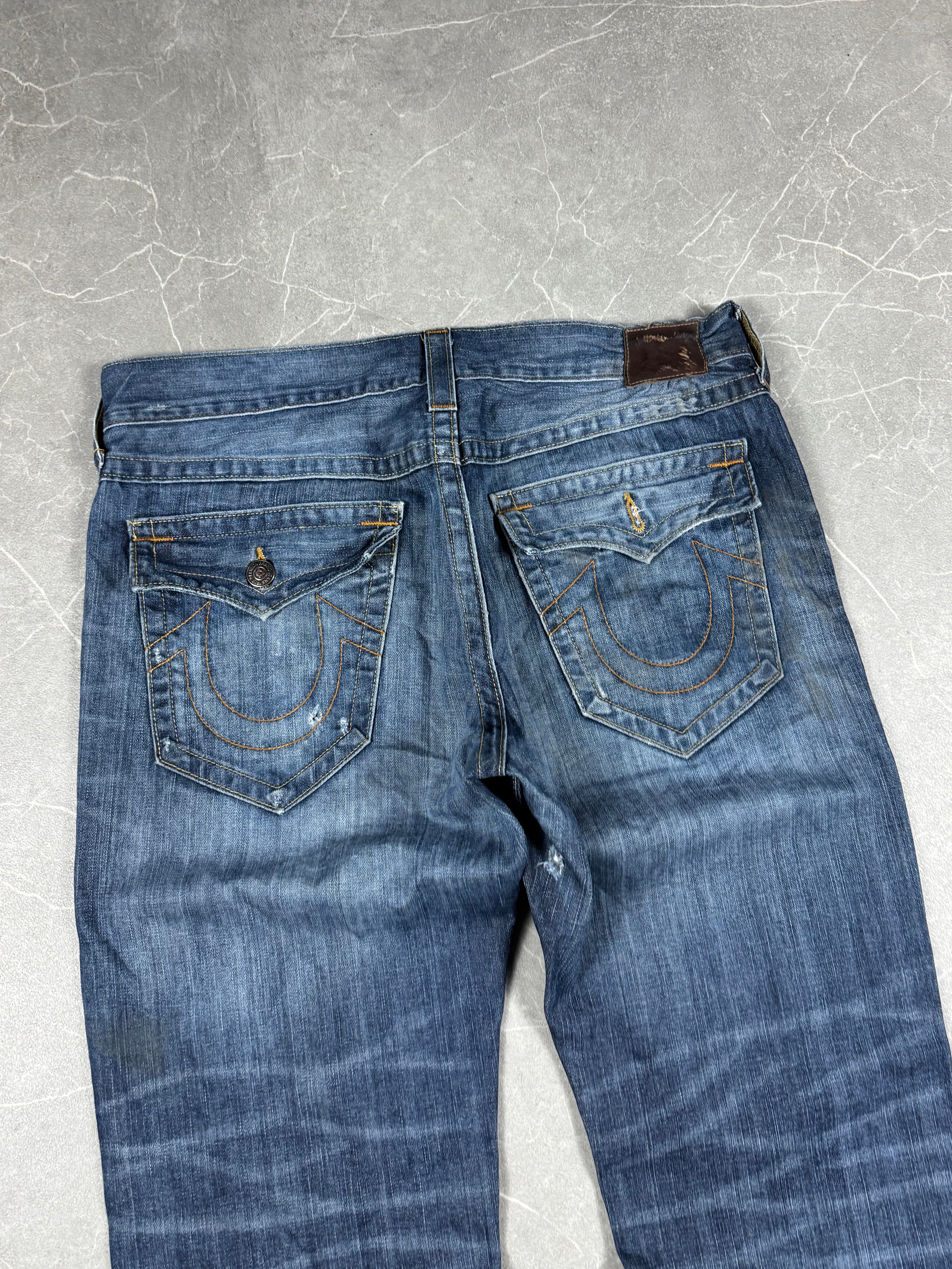 True Religion Washed Bootcut Jeans (M)