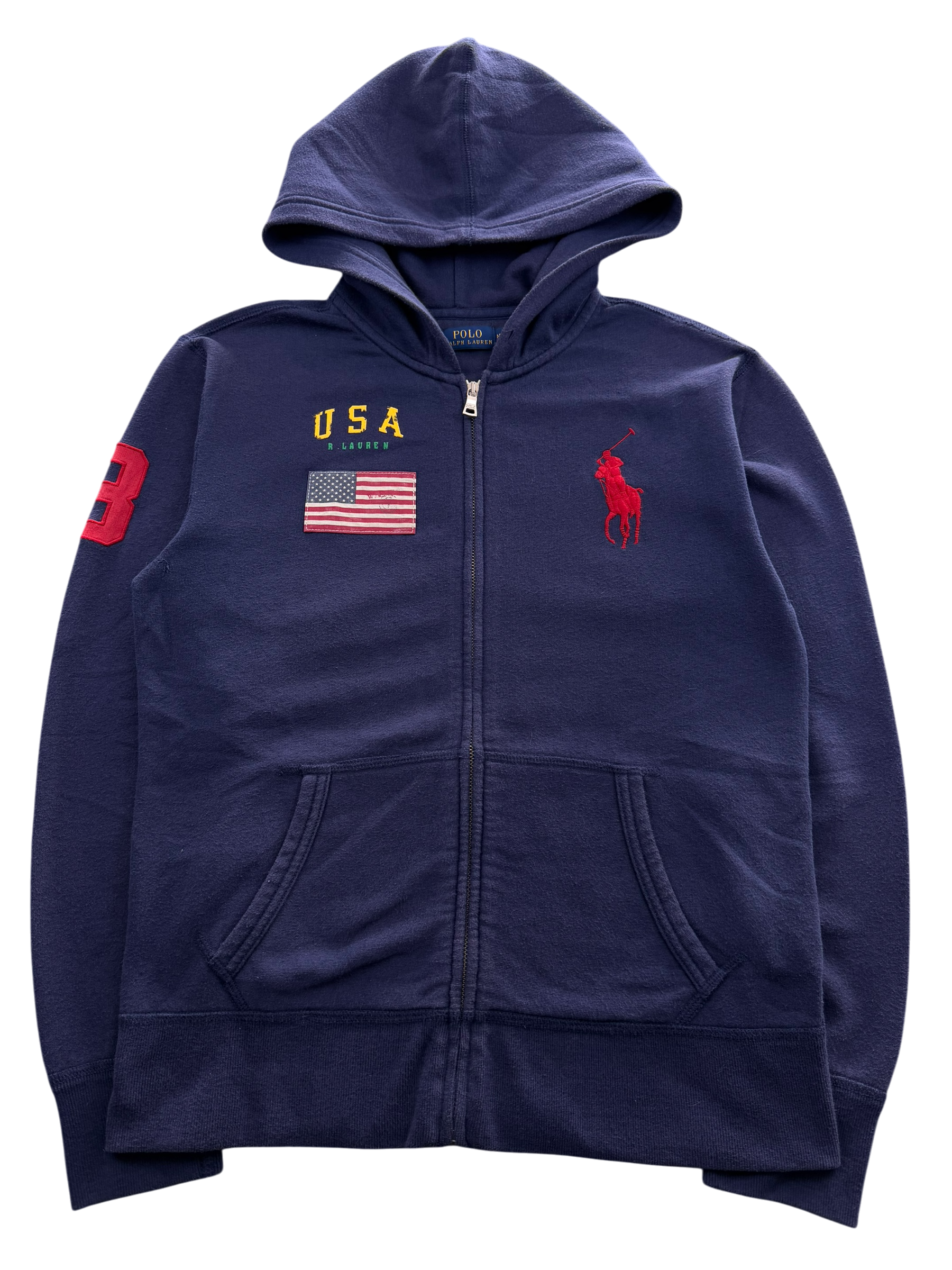 Ralph Lauren Big Pony USA Zip Jacke (XS)