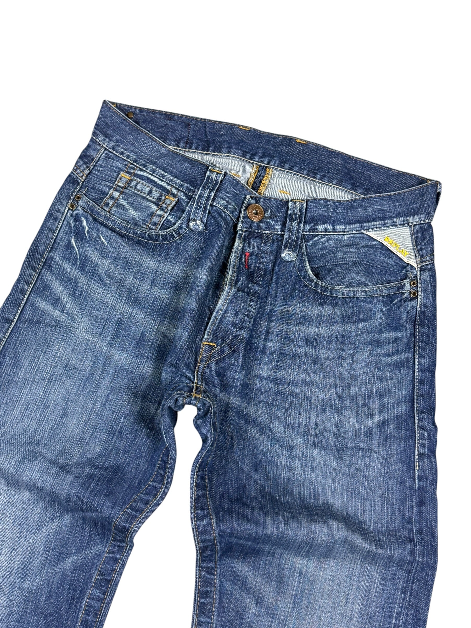 Replay Straight-Fit Jeans (S-M)