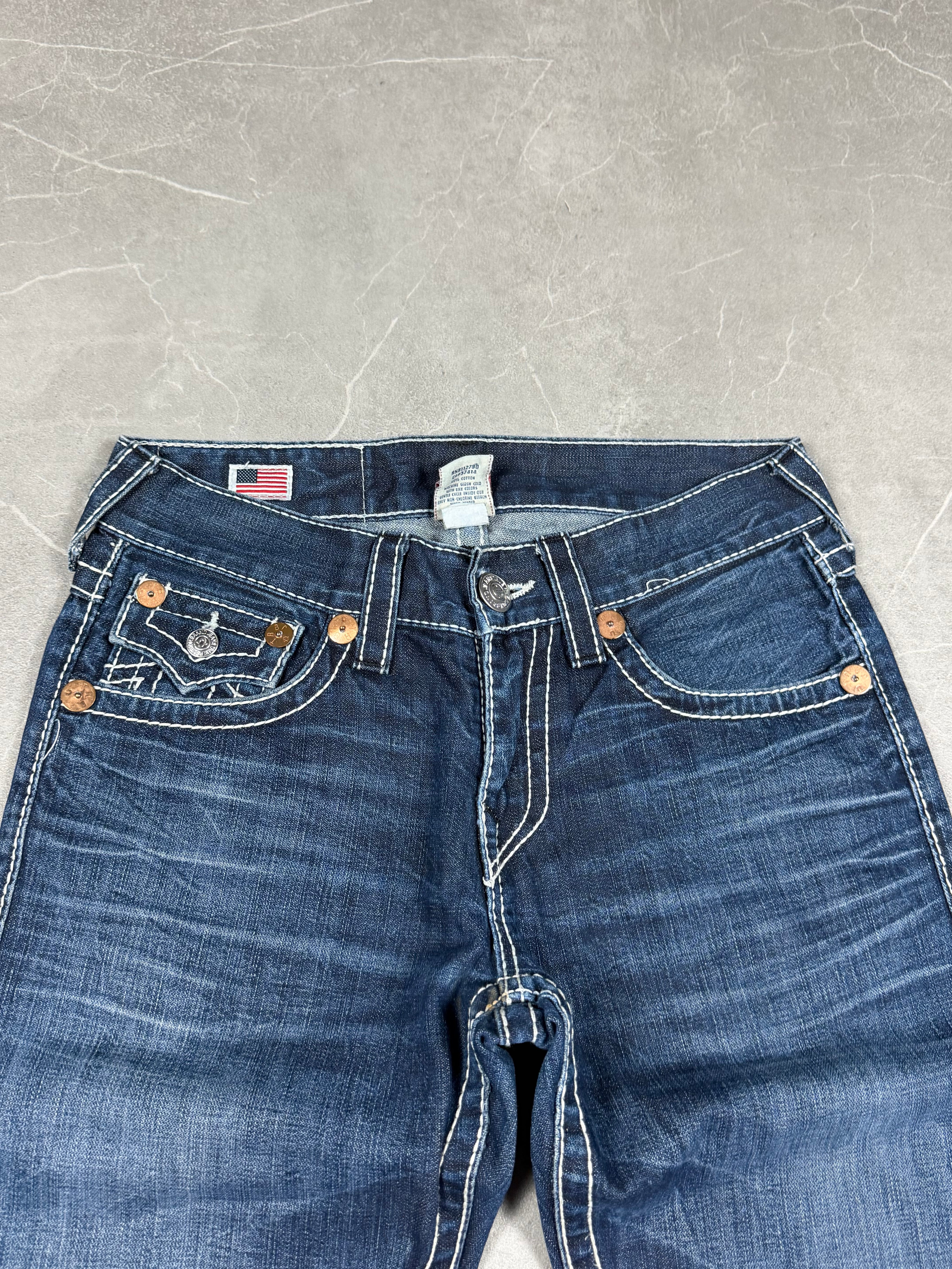True Religion washed Bootcut Jeans (M-L)