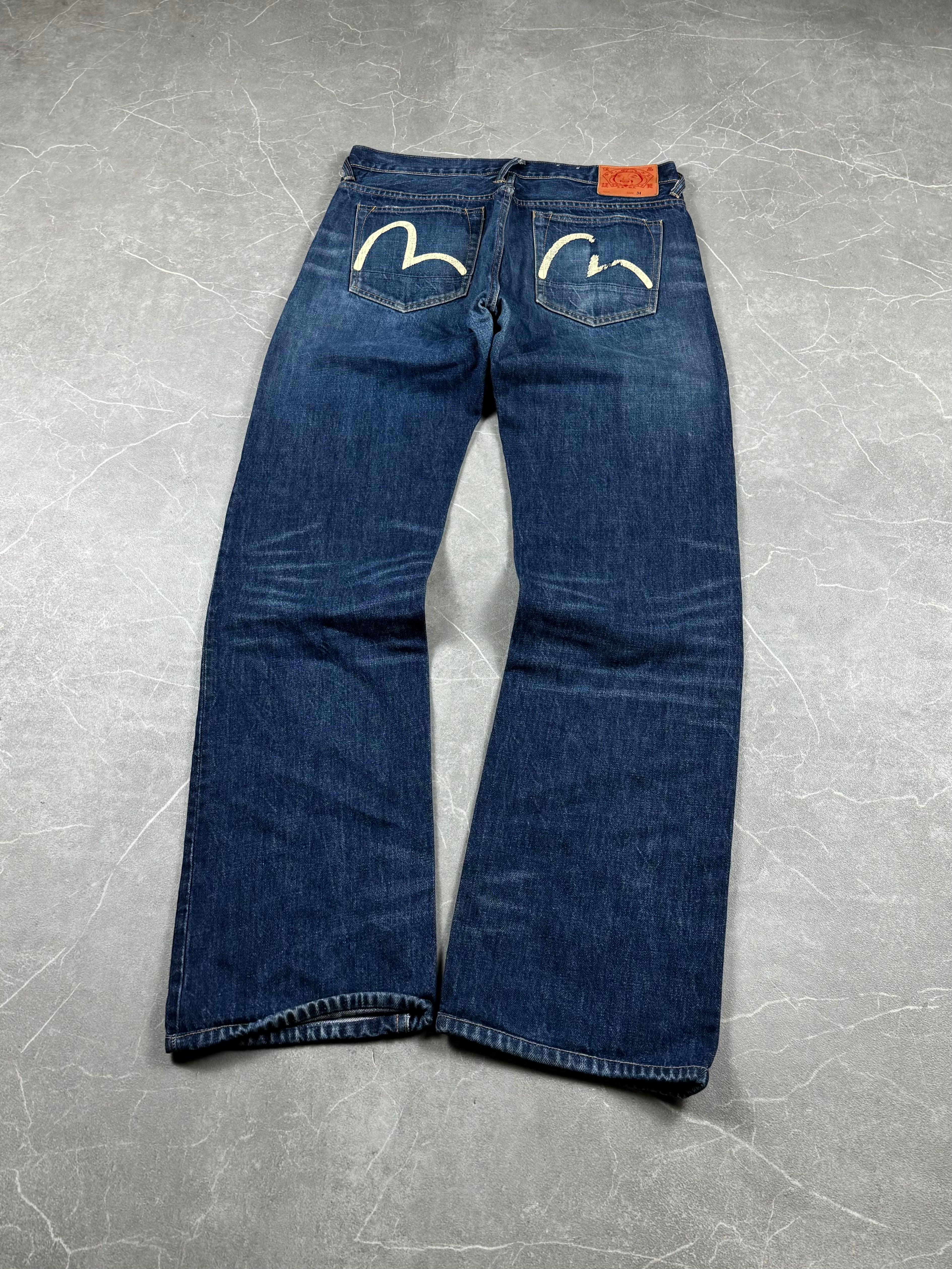 Evisu washed Jeans (L)