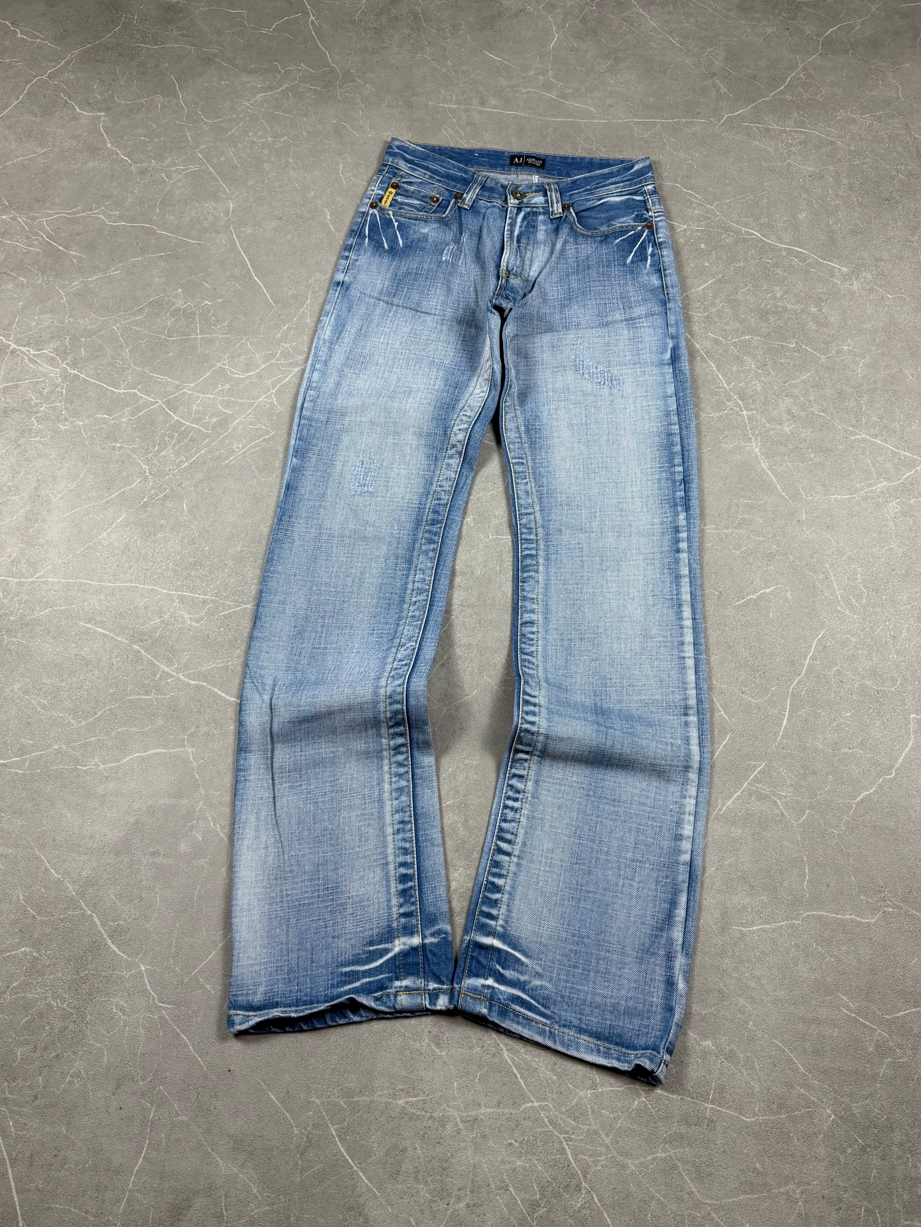 Armani washed Big Logo Jeans (S)