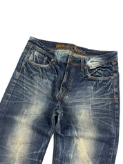 Crazy Washed Straight Fit Jeans (S-M)