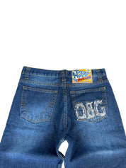 Dolce Gabbana Big Logo Jeans (XS)