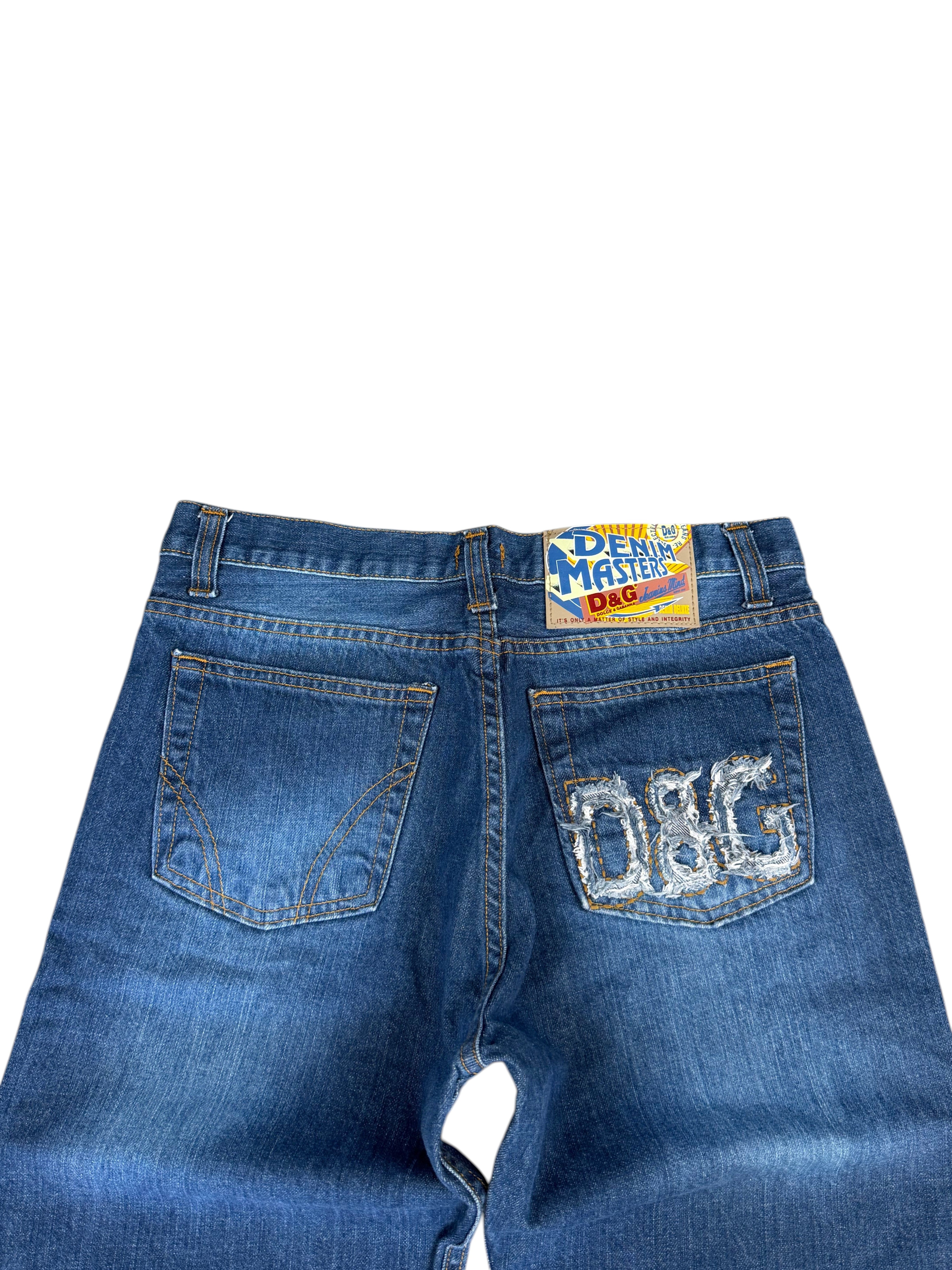 Dolce Gabbana Big Logo Jeans (XS)