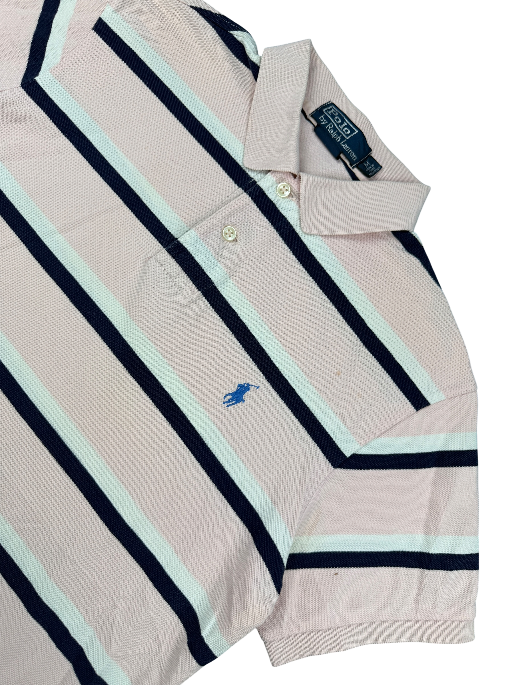 Ralph Lauren small Pony striped Slimfit Poloshirt (M)