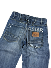G-Star Logo Straight-Fit Jeans (XS)