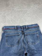 Vintage Washed Bootcut Jeans (S)
