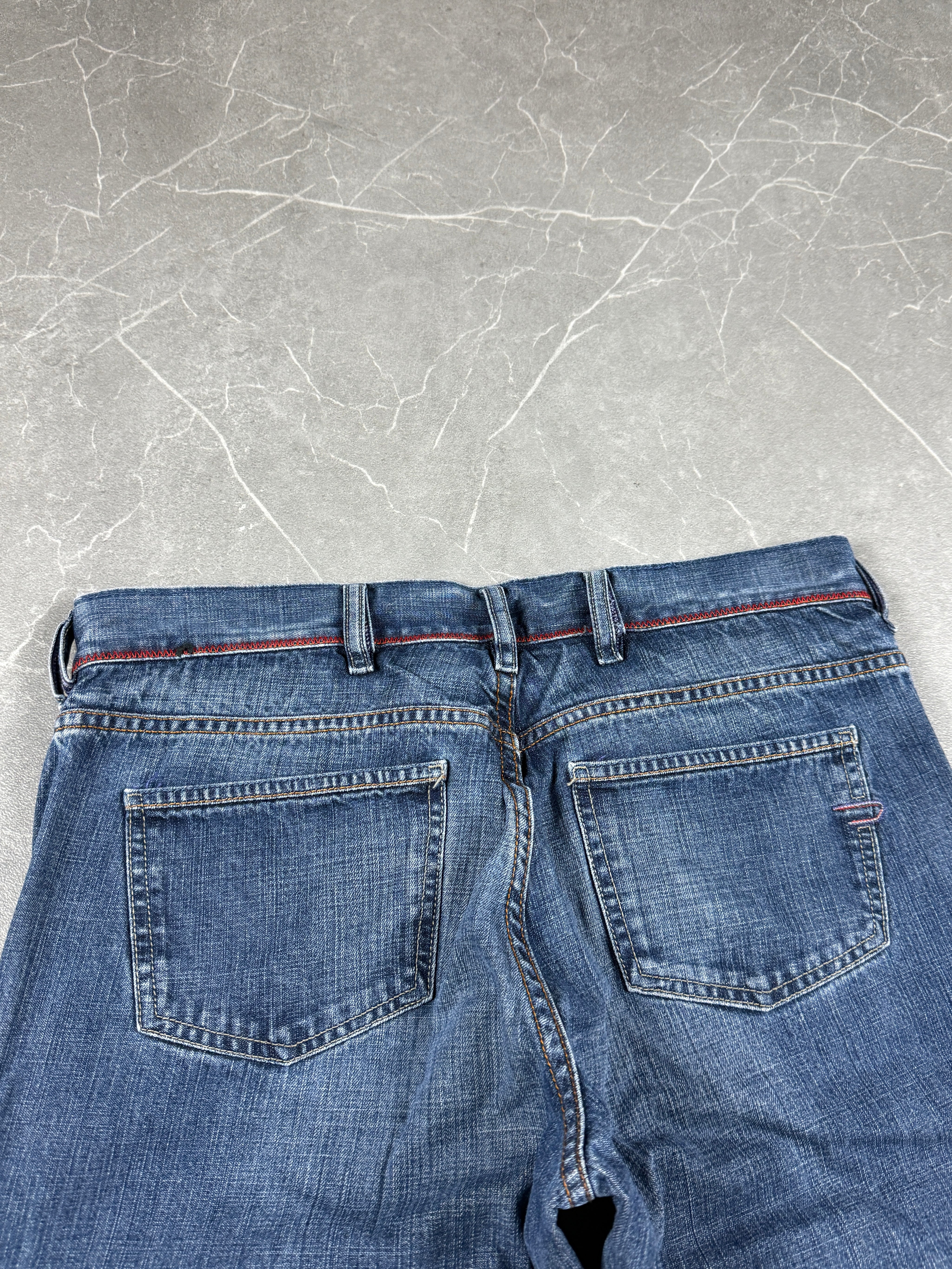 Vintage Washed Bootcut Jeans (S)