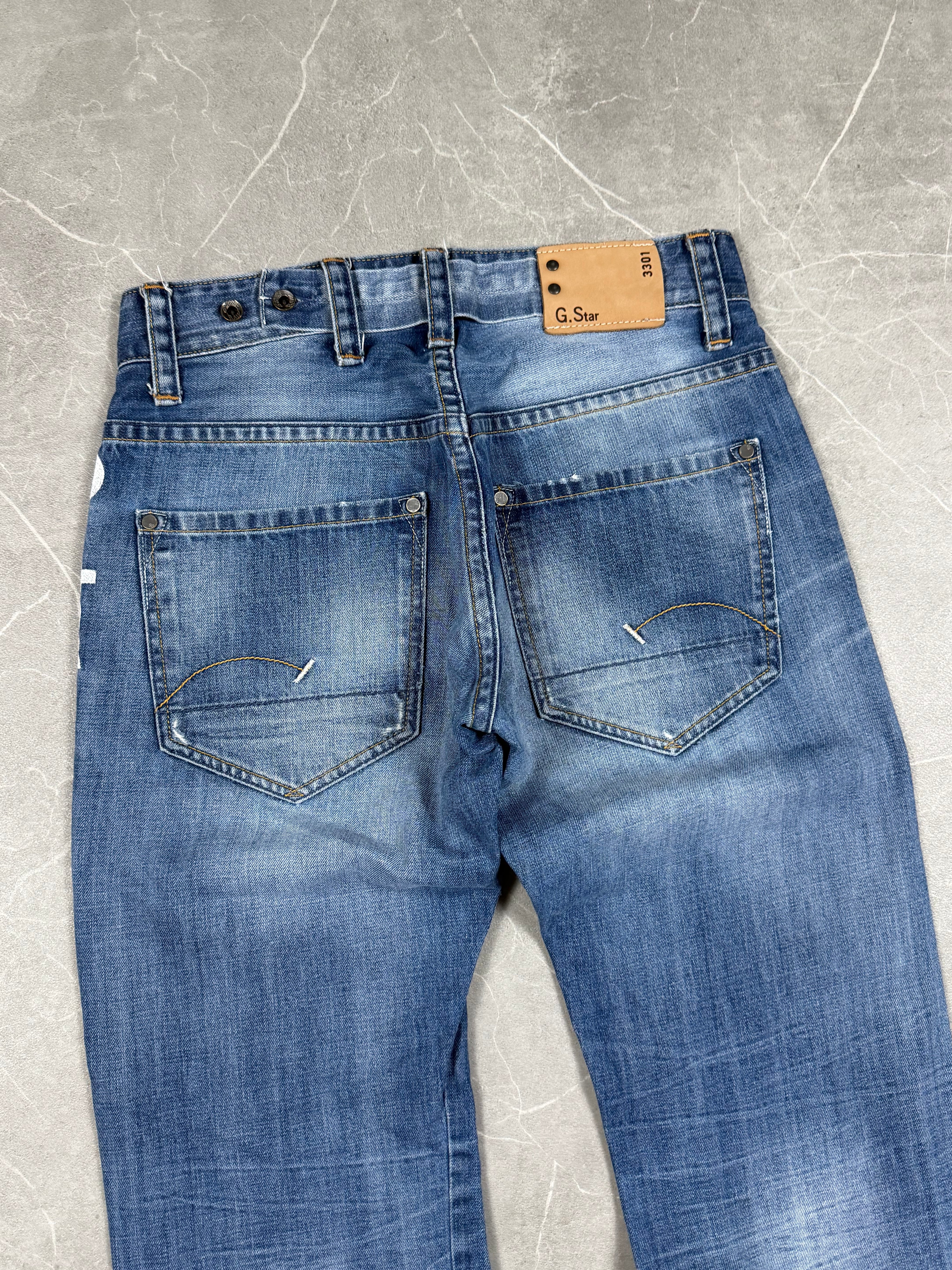 G-Star Washed Bootcut Jeans (S)