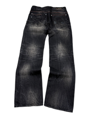 Crazy washed Straight Jeans (S)