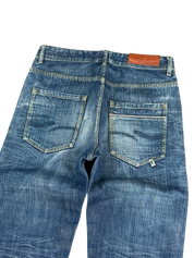 Crazy Washed Slim/Straight Jeans (XS-S)