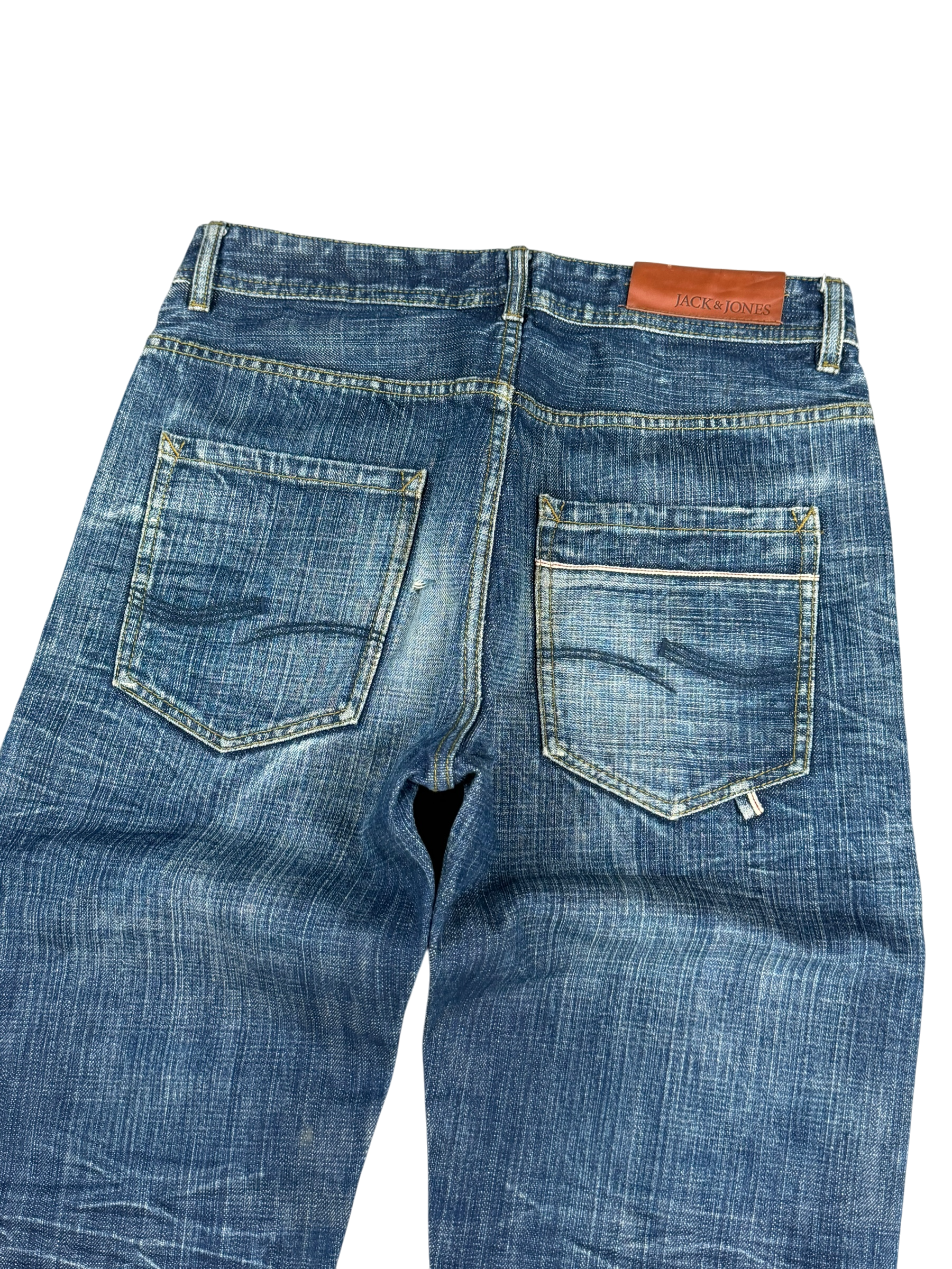 Crazy Washed Slim/Straight Jeans (XS-S)